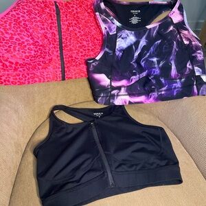 Torrid Activewear Set - Black, Pink, Purple. Women size 0X